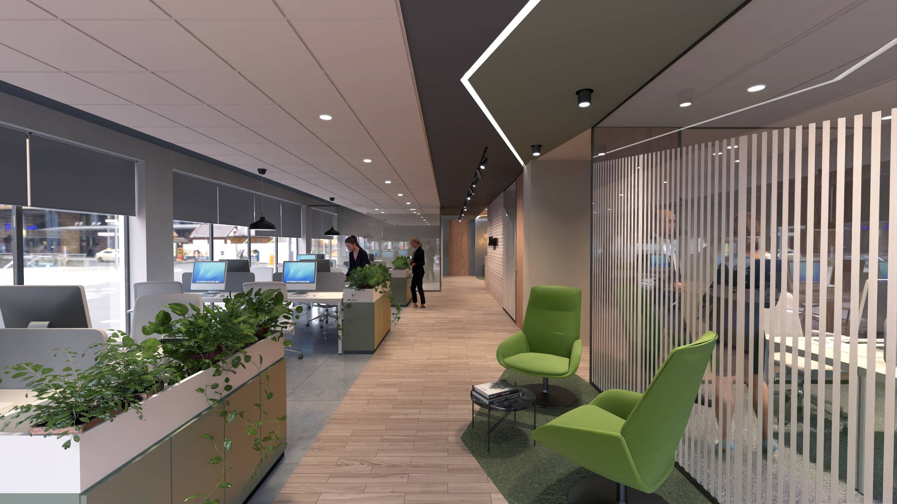JP MORGAN BANK — architectural visualization